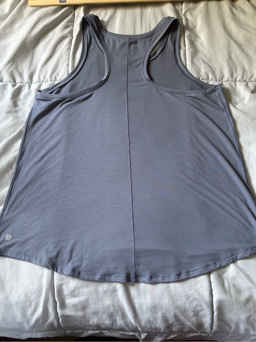 Athleta Light Slate Blue Racerback Tank - Picture 4 of 5